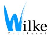 Logo Druckerei Wilke